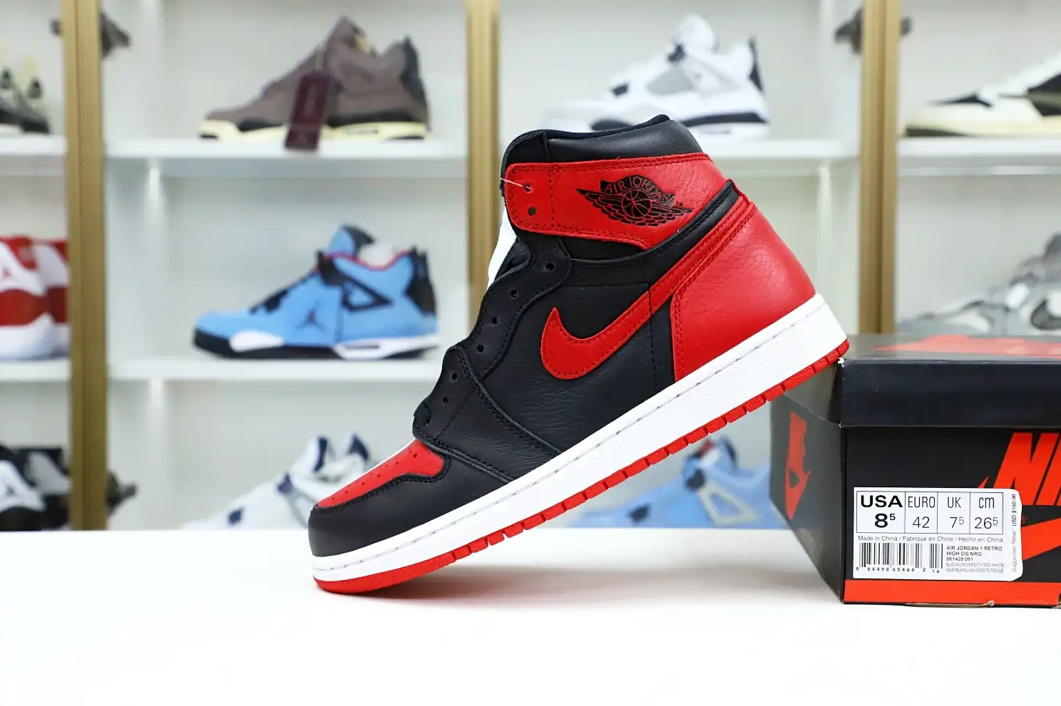 Kimikick TO AIR CHICAGO RETRO HIGH NRG 'HOMAGE JORDAN 1 HOME' OG EXCLUSIVE 0502